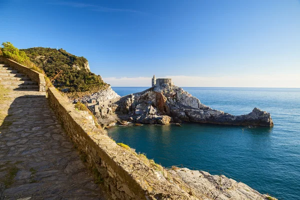 Portovenere vista costa — Fotografia de Stock