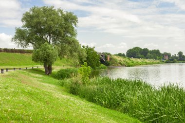 Mantua göl manzaralı