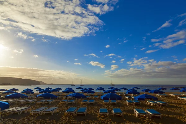 Los cristianos beach — Stock Photo, Image