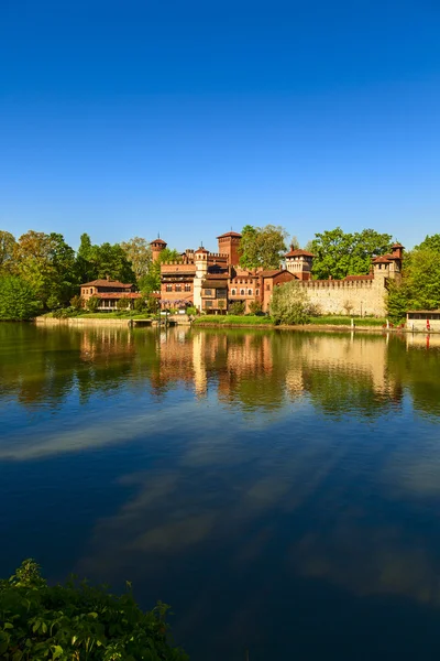 Pueblo medieval — Foto de Stock