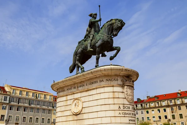 Król João statua — Zdjęcie stockowe