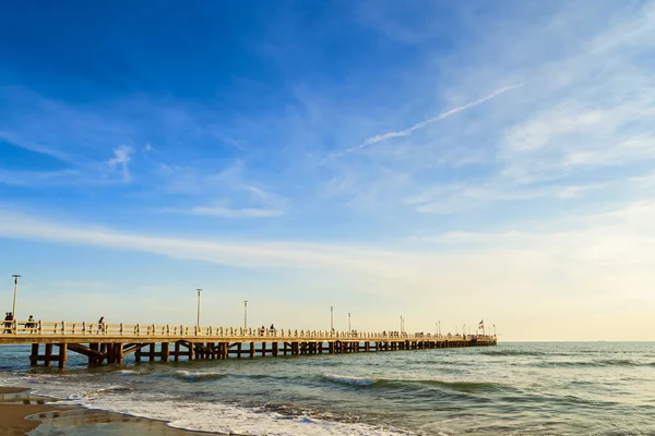 Forte dei marmi vista al muelle —  Fotos de Stock