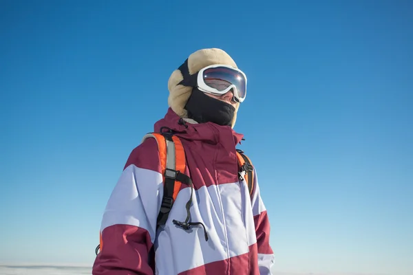 Winter-Abenteuer Frau — Stockfoto