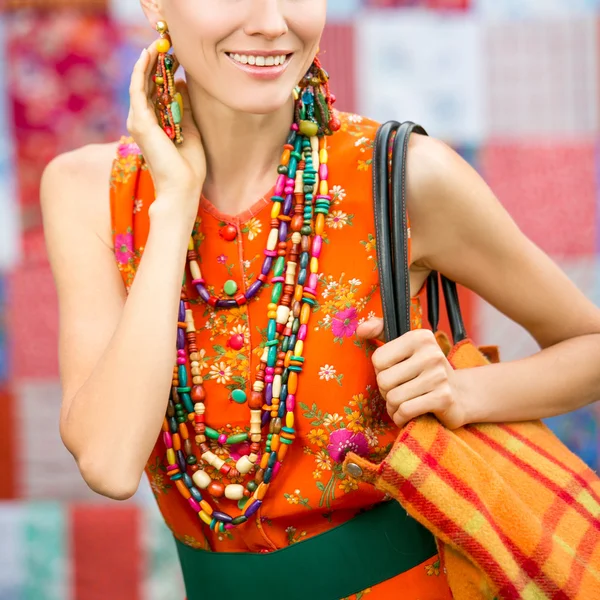 Moda mujer con estilo — Foto de Stock