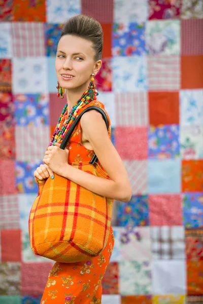 Retrato de chica de moda —  Fotos de Stock