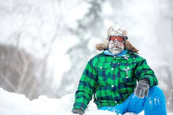 Aventurero de invierno — Foto de Stock