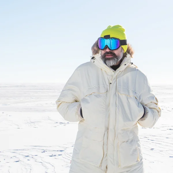 Avventuriero invernale — Foto Stock