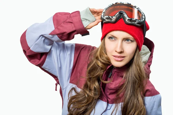 Mujer deporte de invierno — Foto de Stock