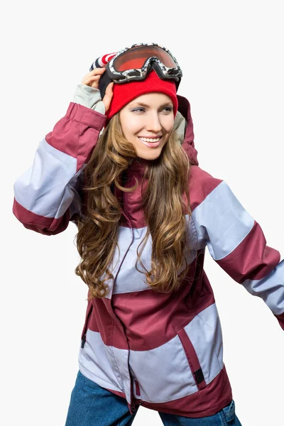 Mujer deporte de invierno —  Fotos de Stock