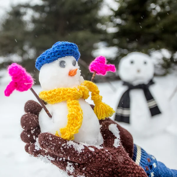 Snögubbe — Stockfoto