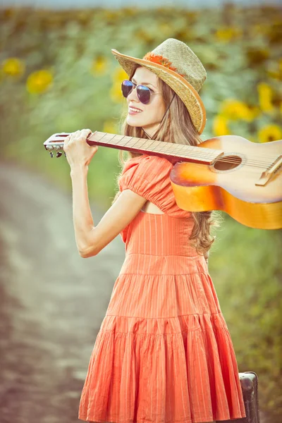 Reizen vrouw — Stockfoto