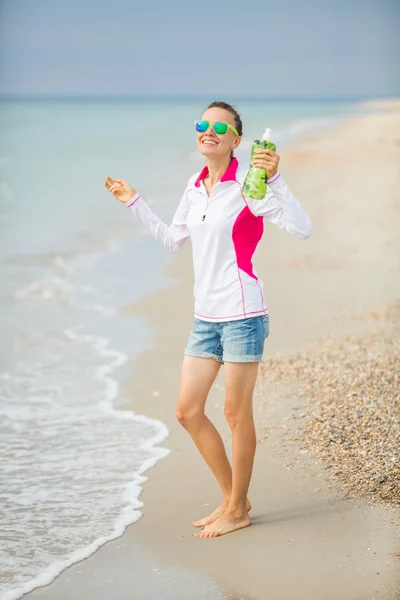 Summer running woman — Stock Photo, Image