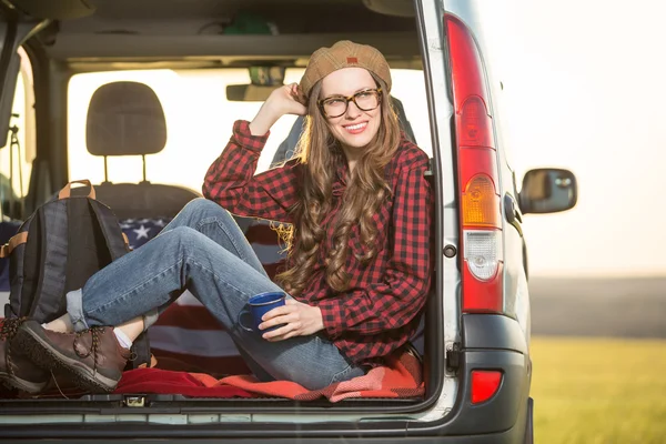 Freedom car travel concept — Stock Photo, Image