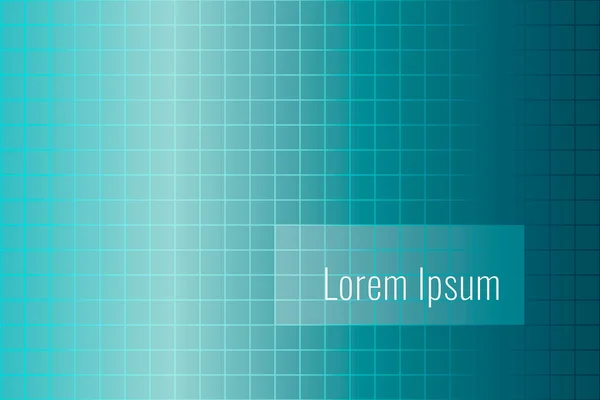 Абстрактний фон, з клітинними квадратами, синьо-блакитний градієнт, місце для напису. Банер, фон, фон, веб-дизайн . — стоковий вектор