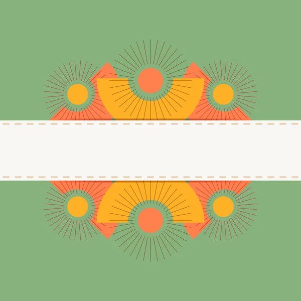 Book cover banner with geometric flowers.