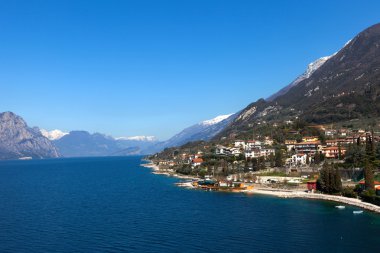Lake Garda and the town of Malcesine