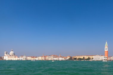 Panoramic view of Venice and San Marco piazza  