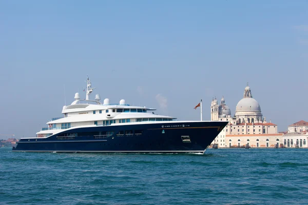 Venice Italy March 2016 Corinthia Vii Mega Yacht One Largest — 스톡 사진