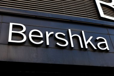 Bucharest, Romania, May 7, 2016: Bershka logo. Bershka was created in 1998 as a new store and fashion concept, aimed at a young market. It now has over 1000 stores in 71 countries around the world