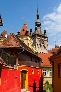 Sighisoara - Old city and the famous clock tower