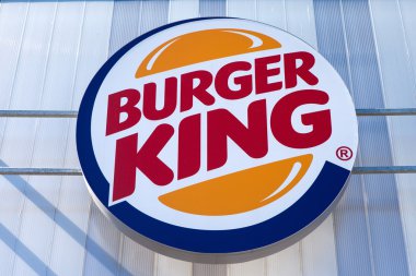 Amsterdam, The Netherlands - August 28, 2016: Burger King restuarant sign, Burger King is an American global chain of hamburger fast food restaurants headquartered in Florida, United States.