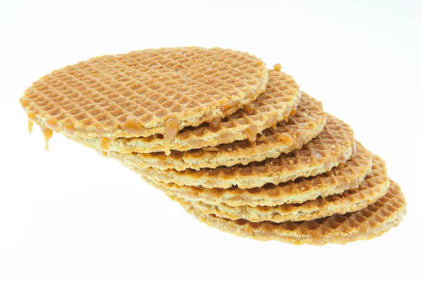 Estroopwafel neerlandês — Fotografia de Stock