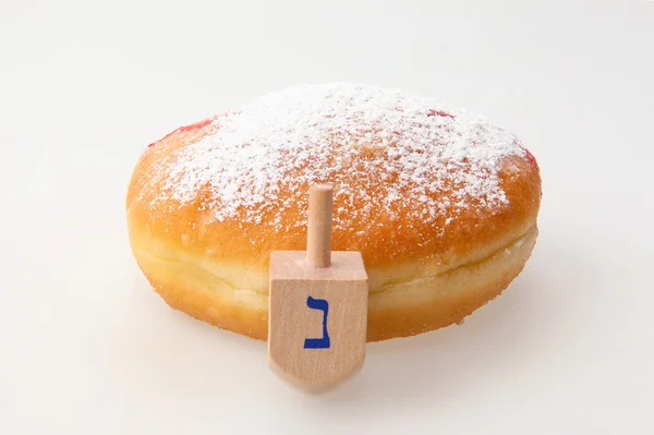 Hanukkah doughnut — Stock Photo, Image