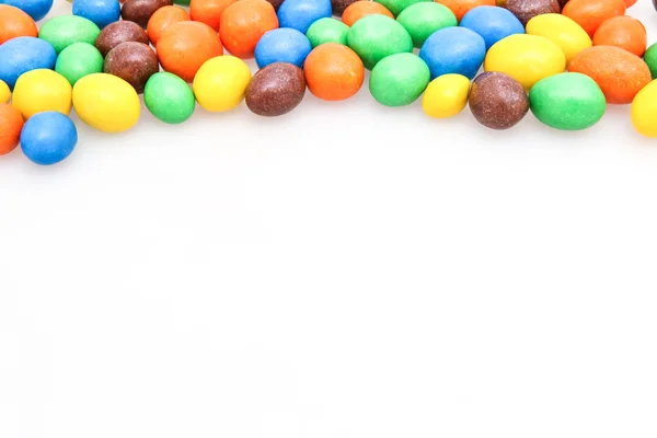 유리병에 담겨 있는 초콜릿 사탕 — 스톡 사진