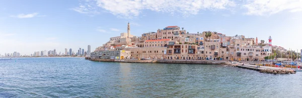 Visa av Jaffa med Tel Aviv i bakgrunden — Stockfoto