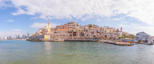 Blick auf Jaffa mit tel aviv im Hintergrund — Stockfoto