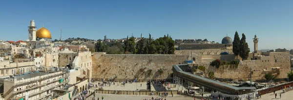 Vista del muro de lamentación Jerusalén — Foto de Stock