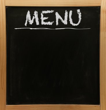 Blackboard ile ahşap çerçeve