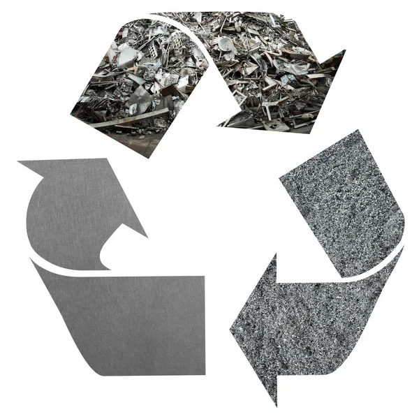 Recycling-Ikone — Stockfoto