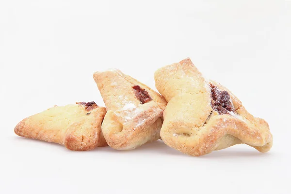 Traditionelles jüdisches Feiertagsessen purim hamantaschen — Stockfoto