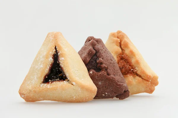 Comida tradicional judía de vacaciones - Purim Hamantaschen —  Fotos de Stock