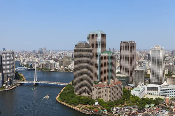 Tokyo skyline at daytime — Stock Photo, Image