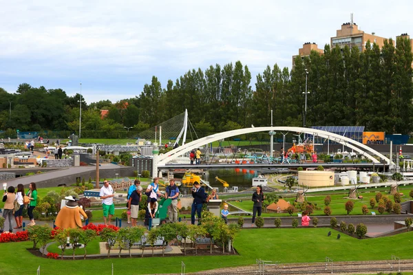 Famoso parque em miniatura e atração turística de Madurodam — Fotografia de Stock