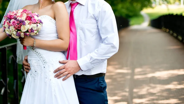 Свадебная пара — стоковое фото