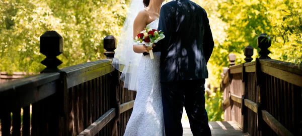 Schönes Hochzeitspaar — Stockfoto