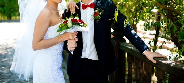 Schönes Hochzeitspaar — Stockfoto