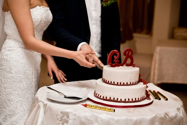 Luxus-Hochzeitstorte — Stockfoto