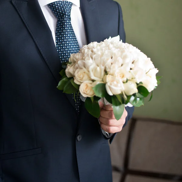 Přepychové svatební kytice — Stock fotografie