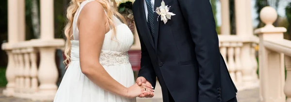 Casal de casamento apaixonado — Fotografia de Stock