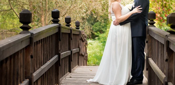 Casal de casamento apaixonado — Fotografia de Stock