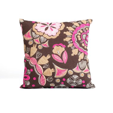 Beyaz arka plan için küçük renkli yastık