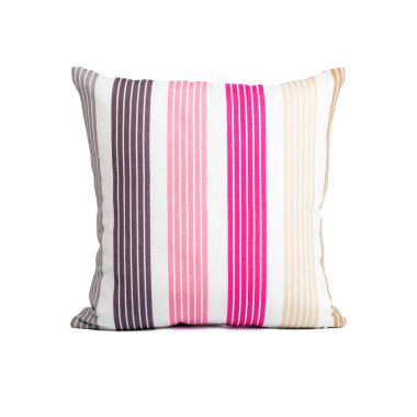 Beyaz arka plan için küçük renkli yastık