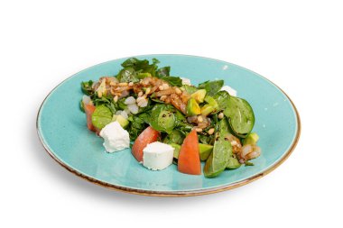 Restoranda güzel bir yemek sunumu..