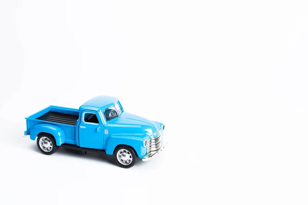 Speelgoedauto Een Witte Achtergrond — Stockfoto