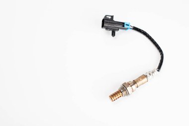 Beyaz zemin üzerinde sensör baca gazı (oksijen)