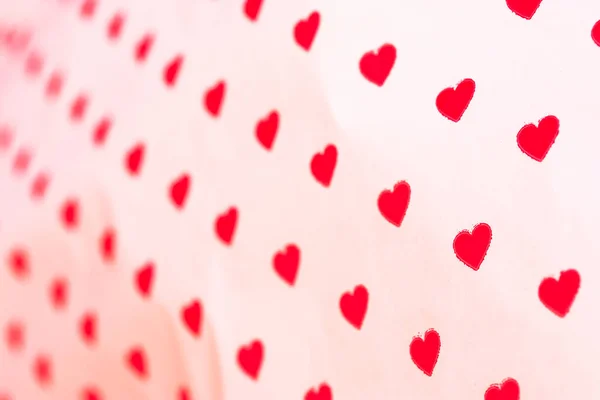 Sfondo San Valentino Tutti Gli Innamorati Piccoli Cuori Rossi Sfondo — Foto Stock